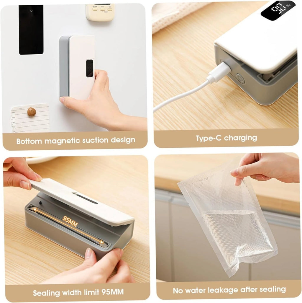 Troliverr Mini Heat Bag Sealer™ | Portable Food Packet Sealing Machine