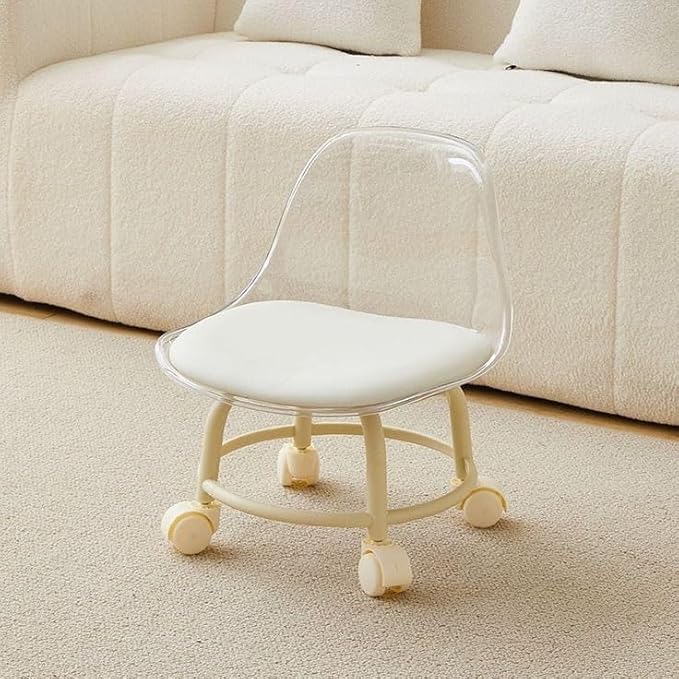 360 Degree Rotatable Transparent Acrylic Chair